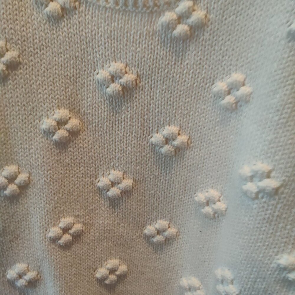 Girls J.Crew Off-White Sweater – Size 10 – Soft & Chic! - Picture 4 of 5